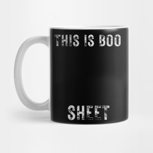 This Is Boo Sheet Ghost Retro Halloween Costume Mug